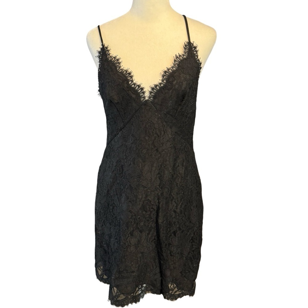 Vintage 90s Victoria’s Secret Collection Black Lace Robe Set RARE Small Batch - Picture 3 of 14